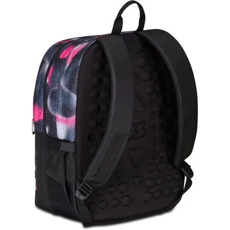 Seven Zaino Scuola Pro XXL Reversibile Detach The Double, Shadow Up, Nero fuxia, 3 Zaini in 1, Doppio Scomparto