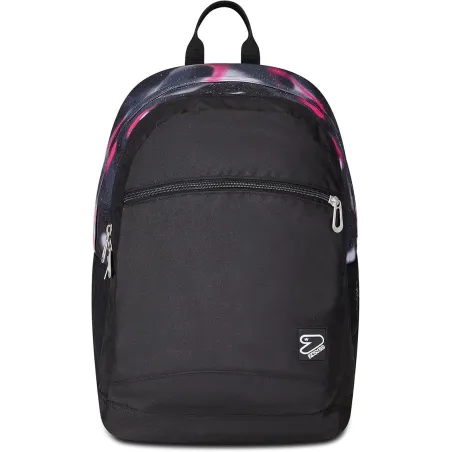 Seven Zaino Scuola Pro XXL Reversibile Detach The Double, Shadow Up, Nero fuxia, 3 Zaini in 1, Doppio Scomparto