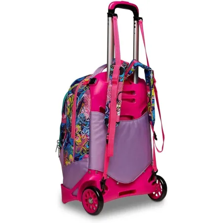 SJ GANG STYLE JAM GANG Trolley Bambine e Ragazze, Rosa, 36,5 x 48 x 24 cm