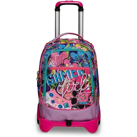 SJ GANG STYLE JAM GANG Trolley Bambine e Ragazze, Rosa, 36,5 x 48 x 24 cm