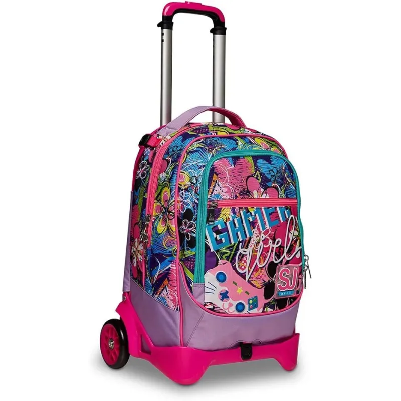 SJ GANG STYLE JAM GANG Trolley Bambine e Ragazze, Rosa, 36,5 x 48 x 24 cm