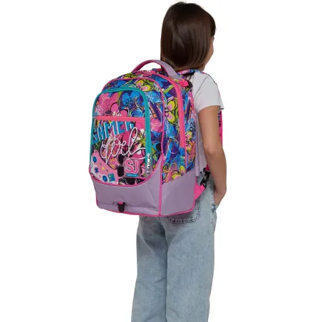 SJ GANG STYLE JAM GANG Trolley Bambine e Ragazze, Rosa, 36,5 x 48 x 24 cm