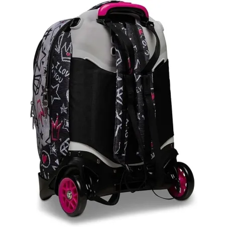 SJ GANG STYLE JAM GANG Trolley Bambine e Ragazze, Rosa, 36,5 x 48 x 24 cm