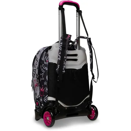SJ GANG STYLE JAM GANG Trolley Bambine e Ragazze, Rosa, 36,5 x 48 x 24 cm