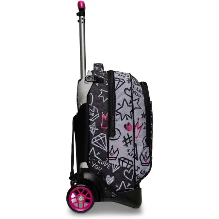 SJ GANG STYLE JAM GANG Trolley Bambine e Ragazze, Rosa, 36,5 x 48 x 24 cm