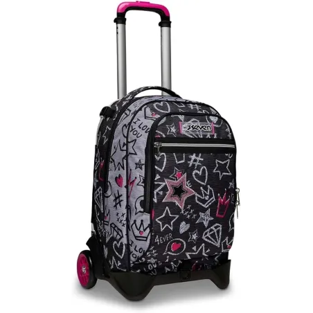 SJ GANG STYLE JAM GANG Trolley Bambine e Ragazze, Rosa, 36,5 x 48 x 24 cm