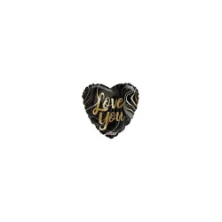 Palloncino Love You Marmorizzato Cuore 18"45cm