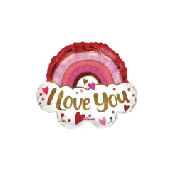 Palloncino Love You Rainbow Cuore 18"45cm
