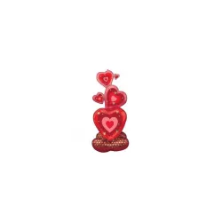 Palloncino Sovrapposizione di Cuori AirLoonz 55"139 cm