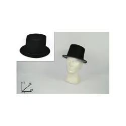 CAPPELLO CILINDRO FLOCCATO NEROART.HY-08